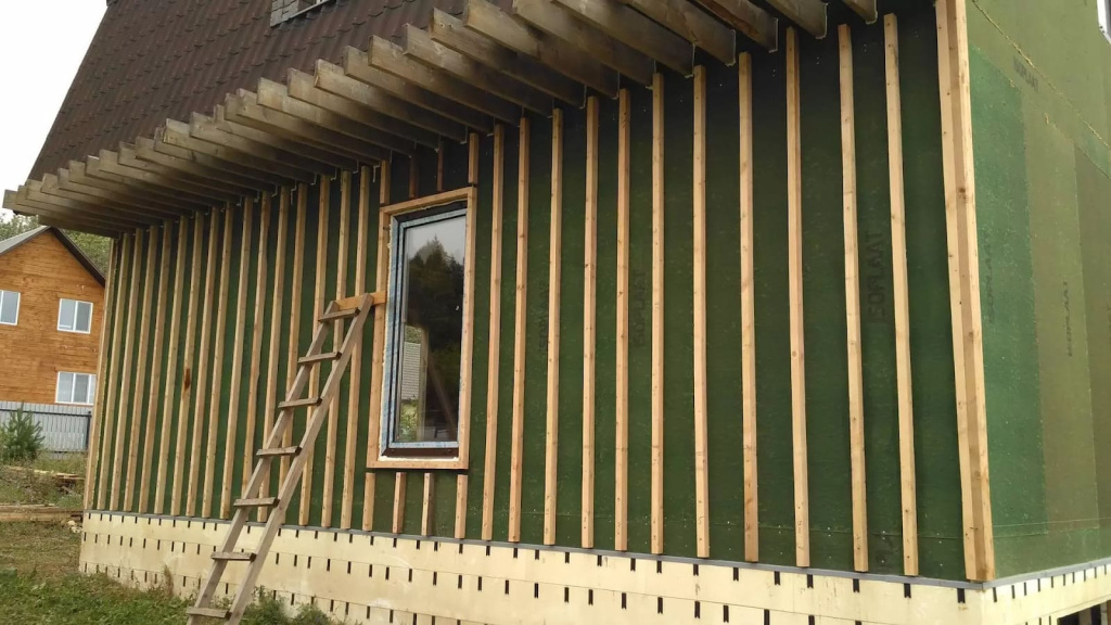 отделка дома профлистом