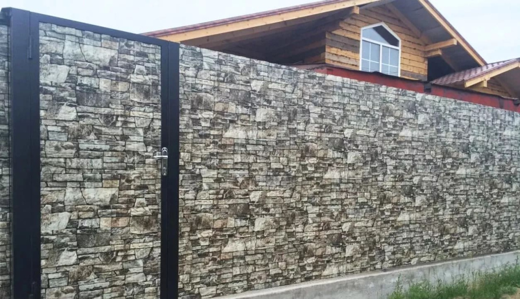 обшить дом профнастилом